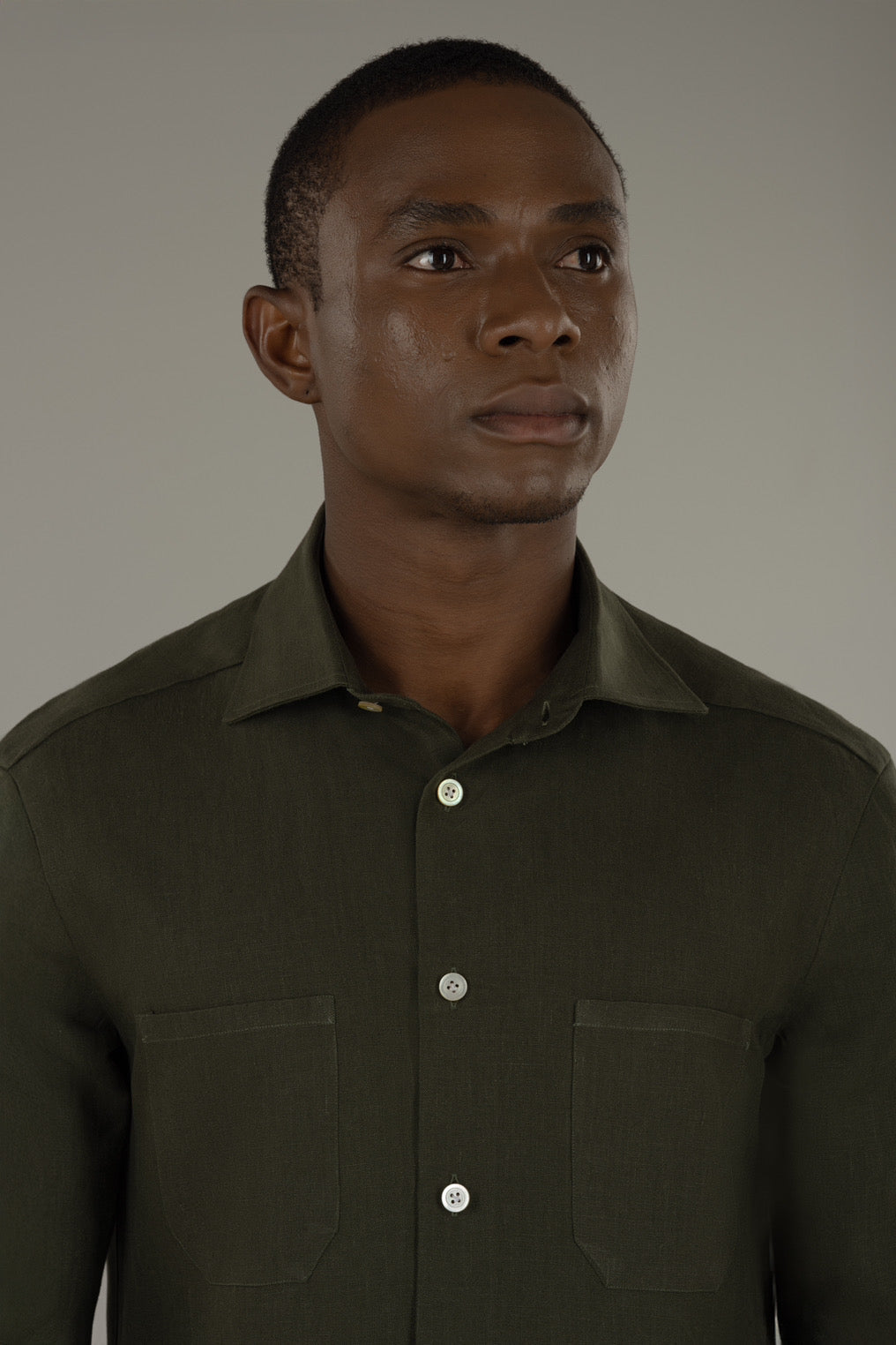 Camicia uomo in lino Ibiza