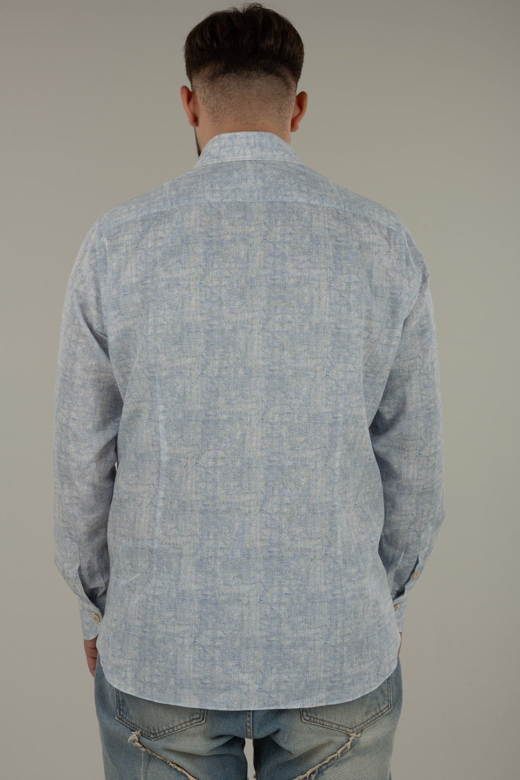 Camicia uomo in lino cotone Ischia