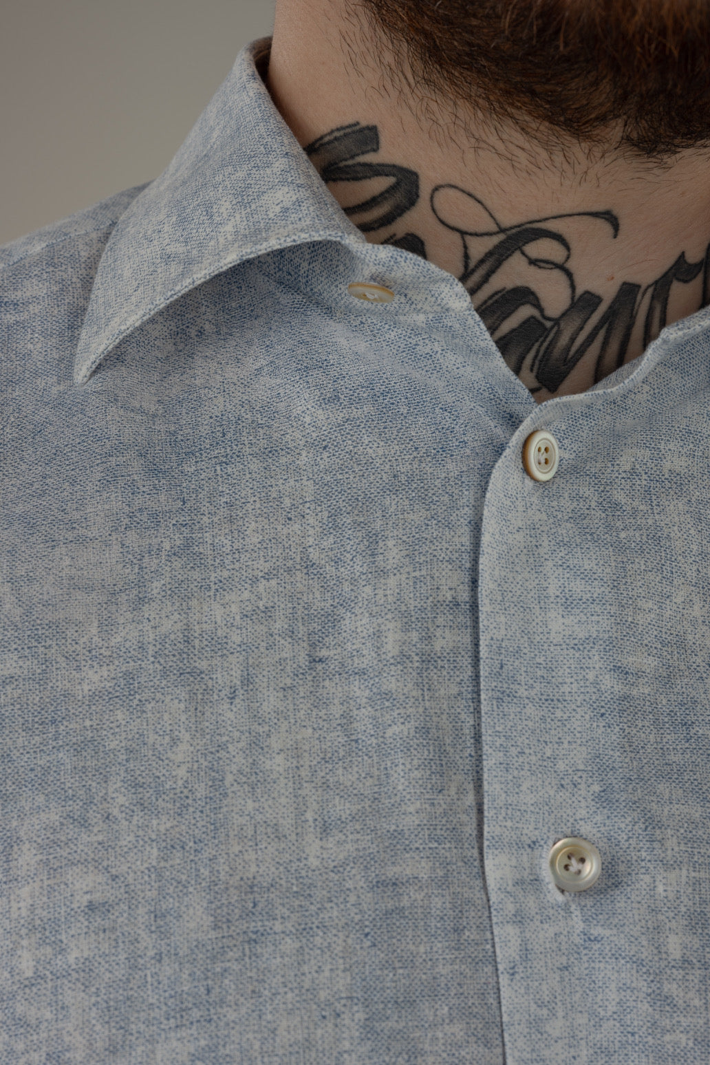 Camicia uomo in lino cotone Ischia