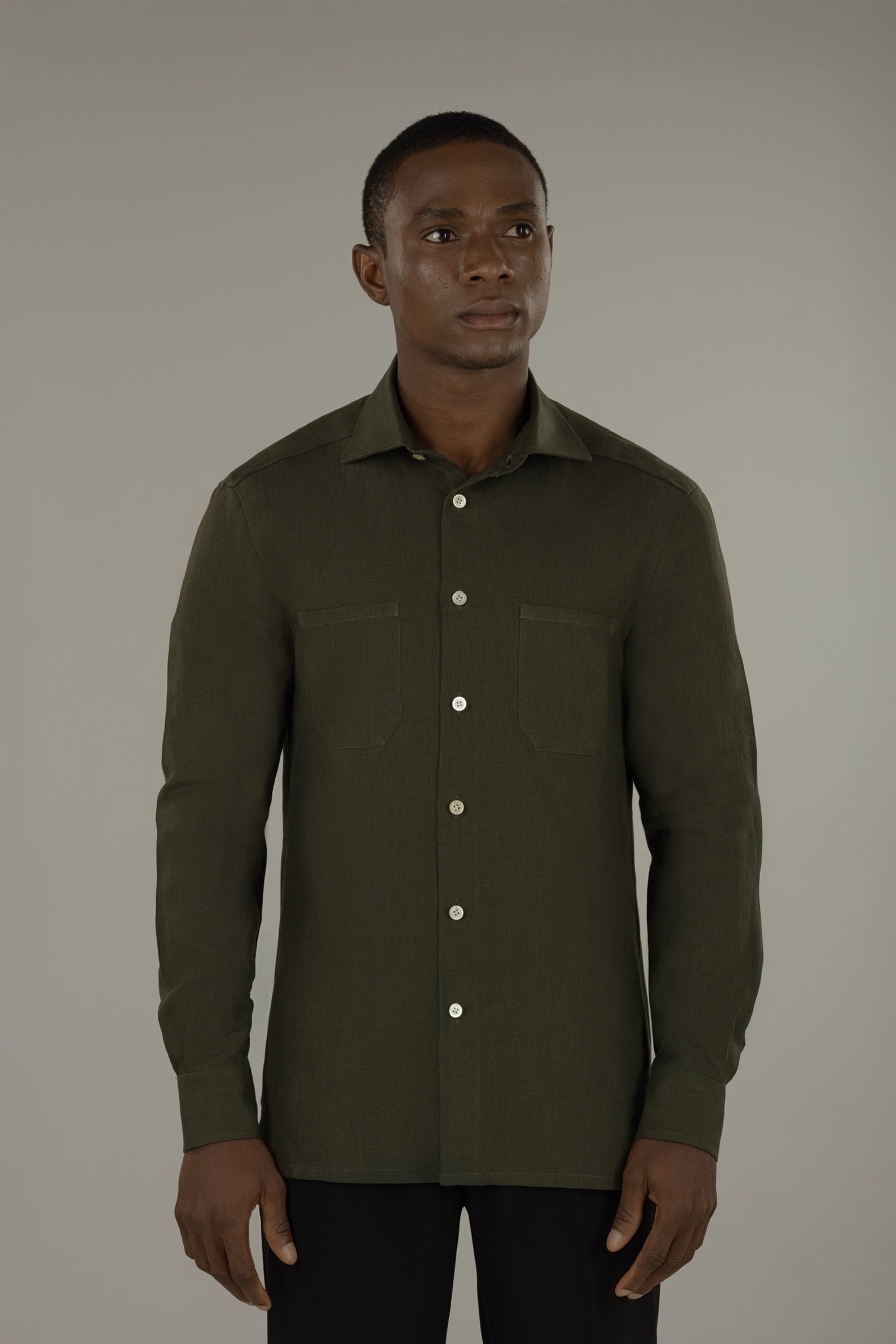 Camicia uomo in lino Ibiza