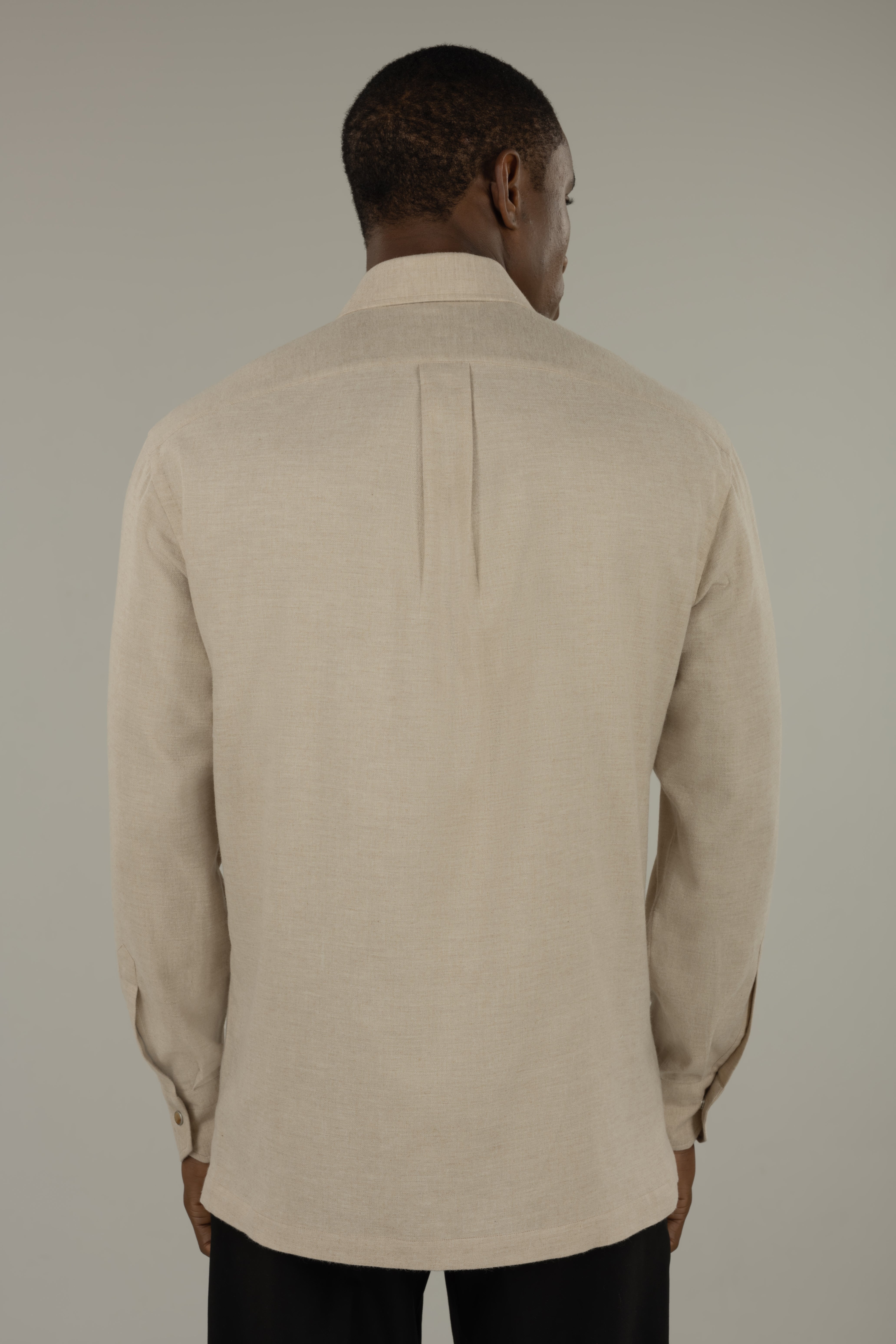 Overshirt uomo in flanella Partenope