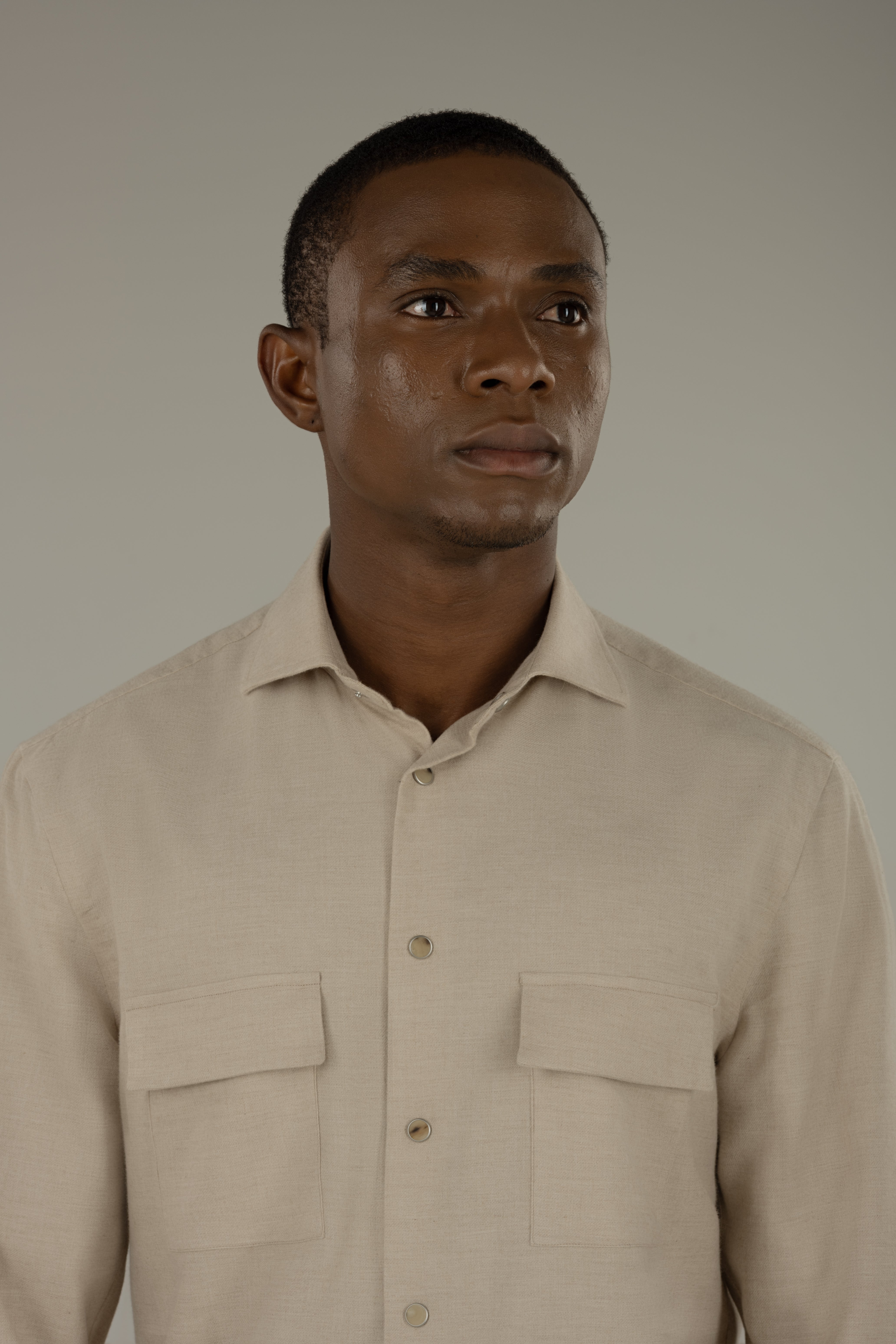 Overshirt uomo in flanella Partenope