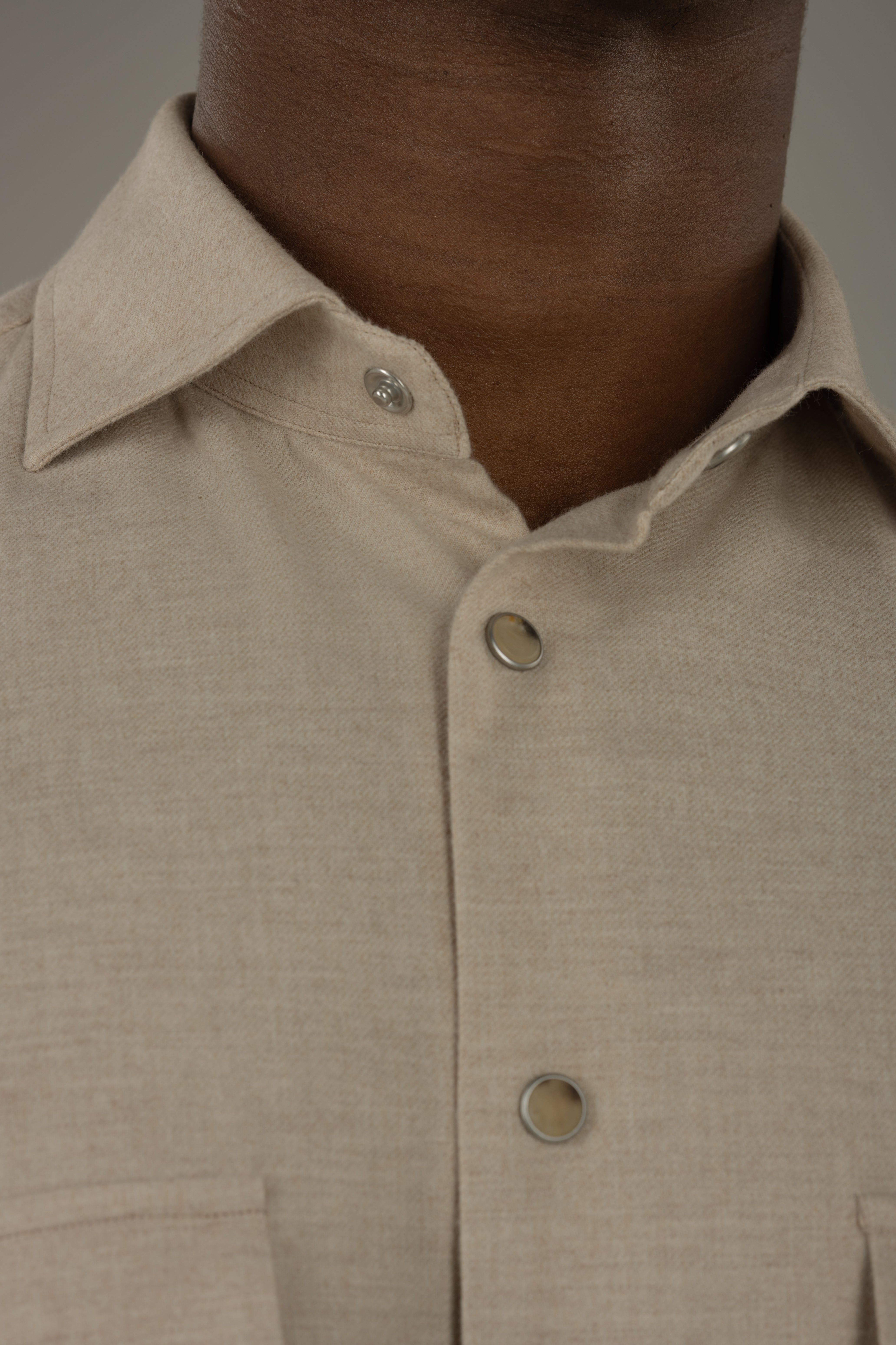Overshirt uomo in flanella Partenope