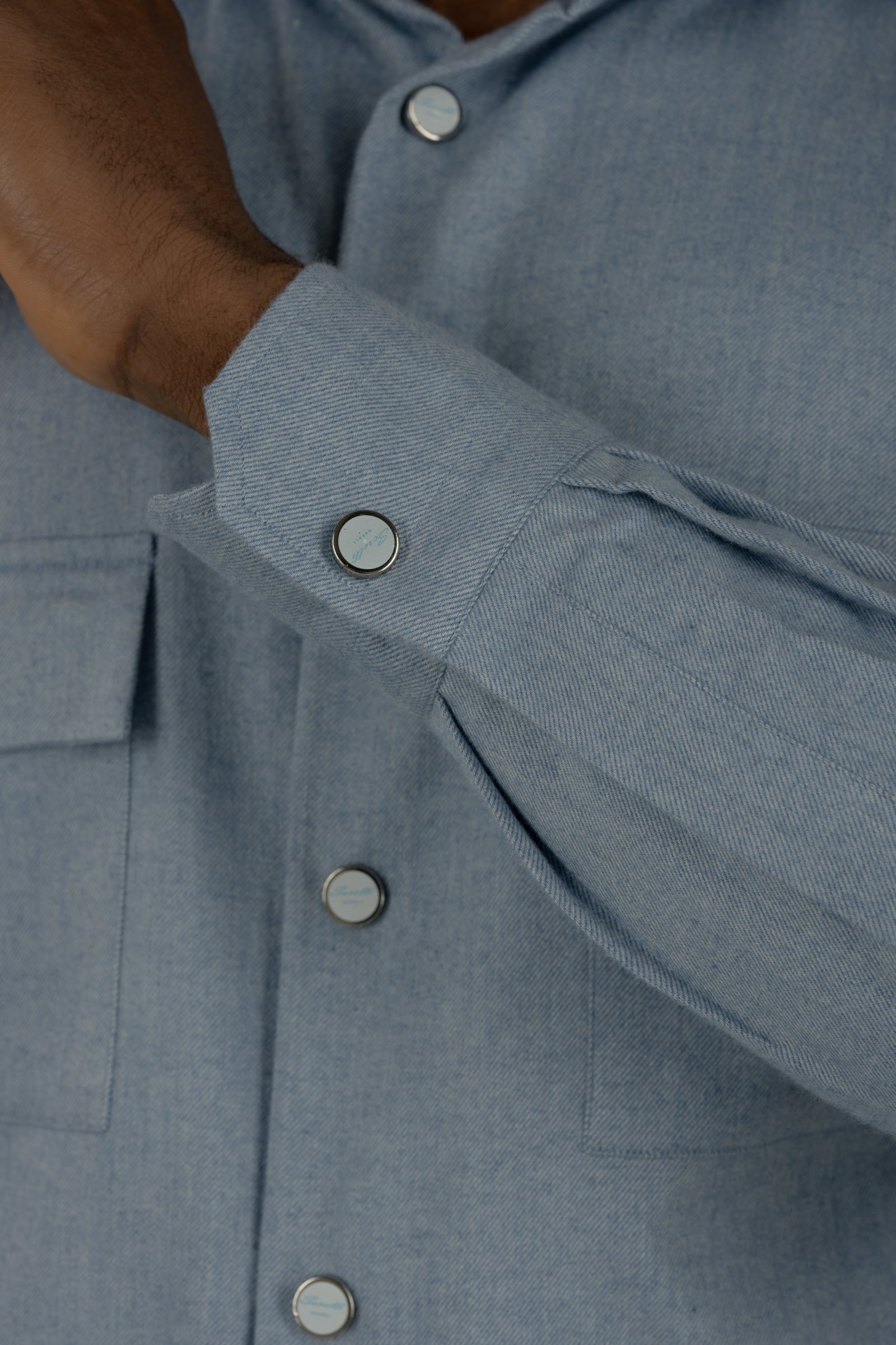 Overshirt uomo in flanella Partenope