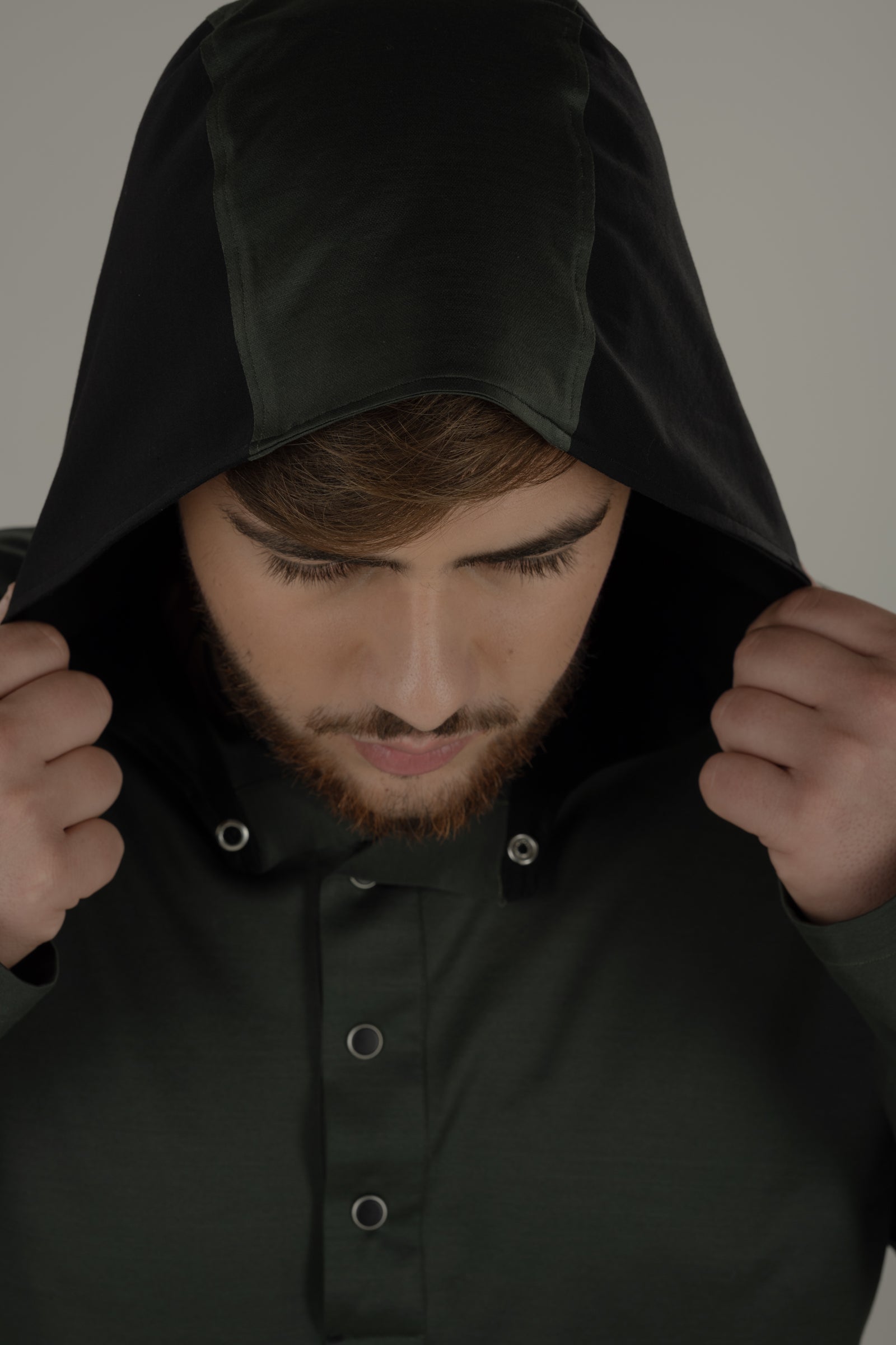 Polo camicia uomo con cappuccio in jersey Las Vegas