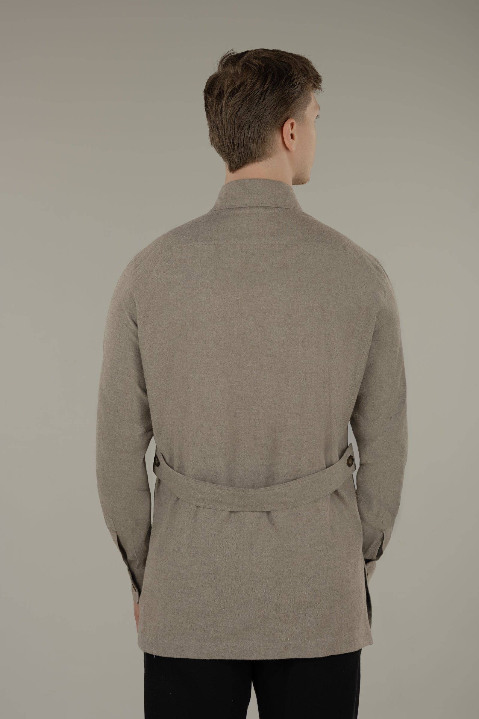 Sahariana uomo in flanella Sharm