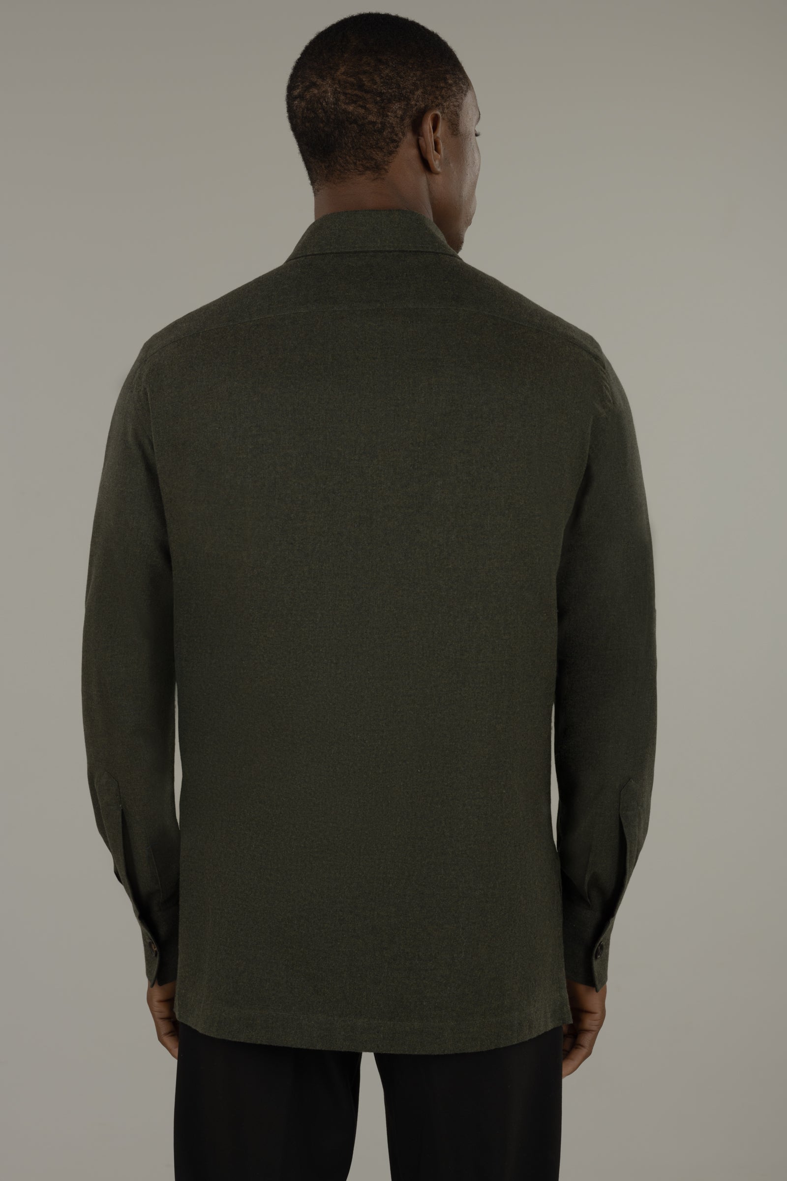 Sahariana uomo in flanella Sharm