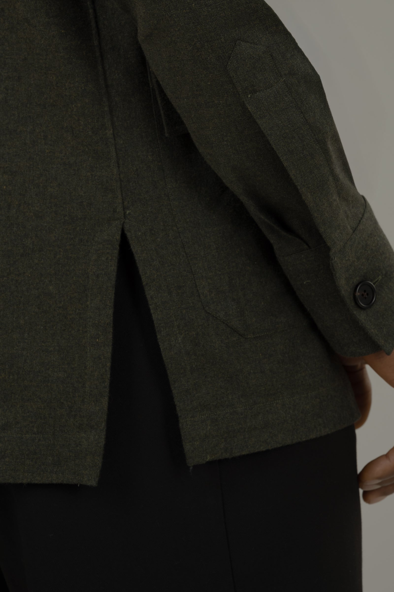 Sahariana uomo in flanella Sharm