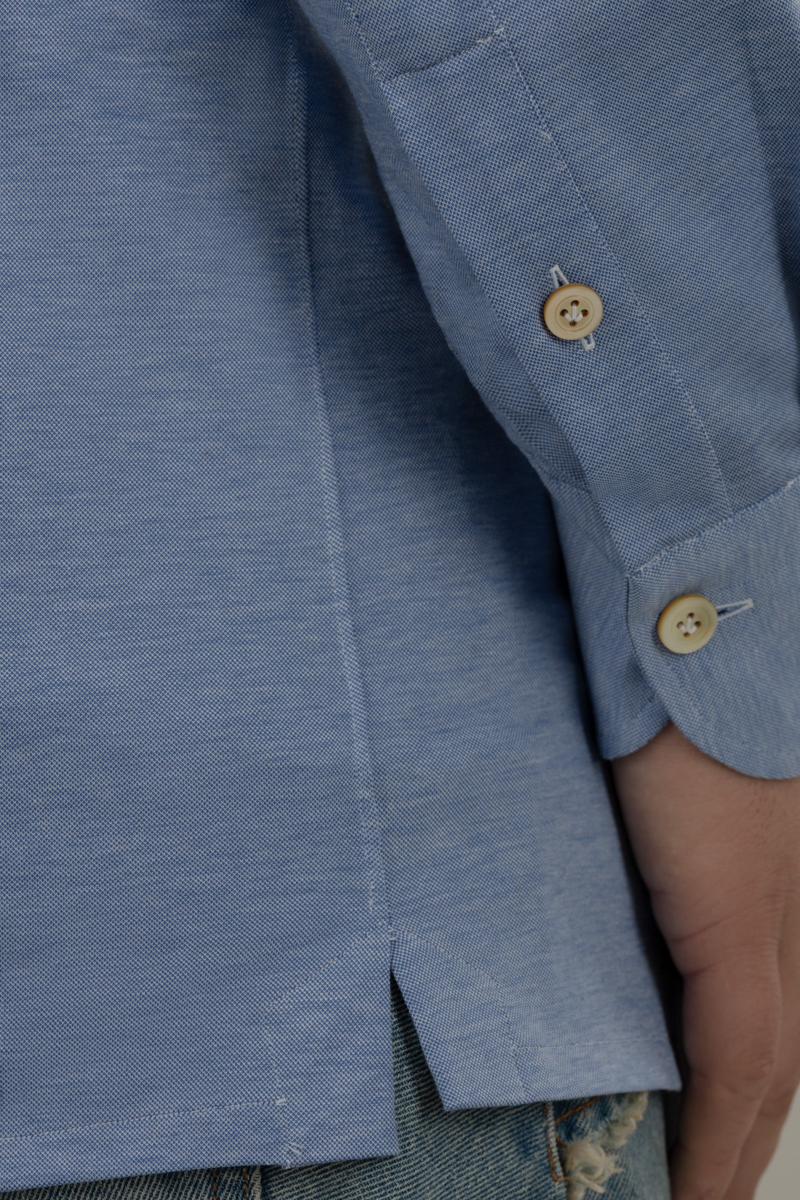 Polo camicia uomo con collo a scialle in jersey Miami