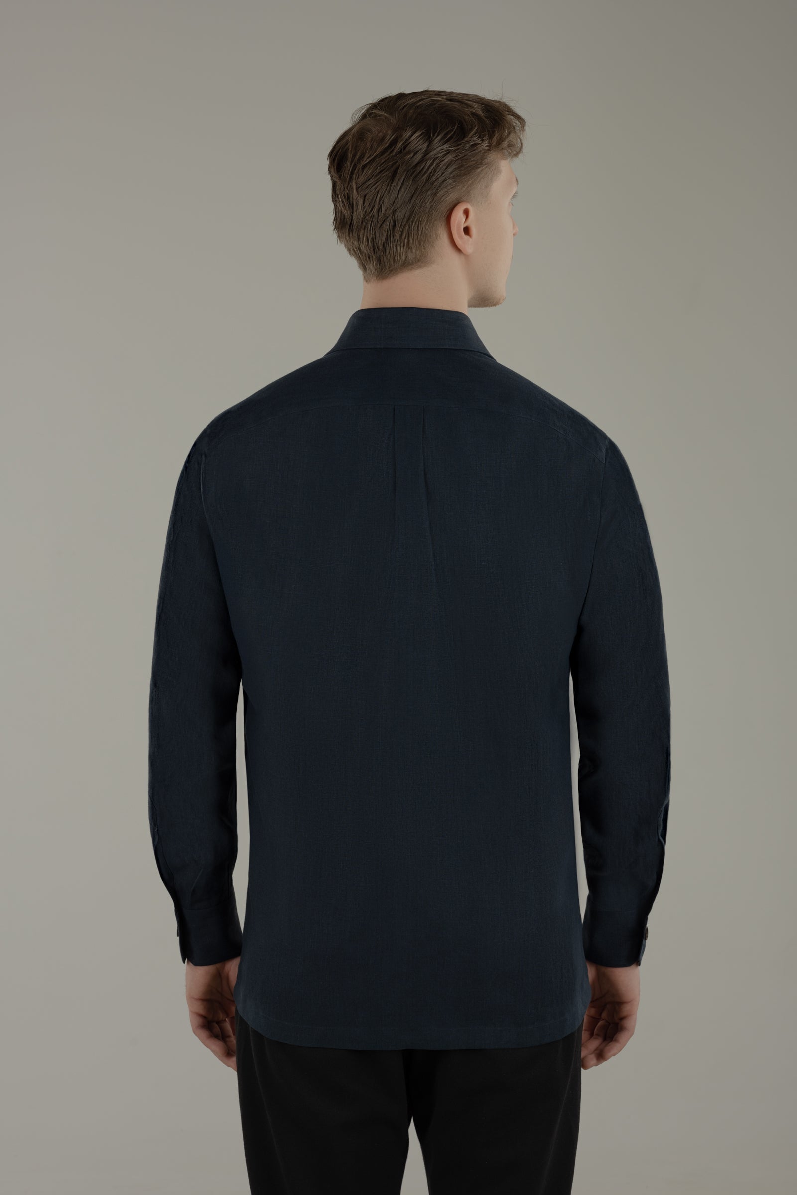 Overshirt uomo in lino Helsinky