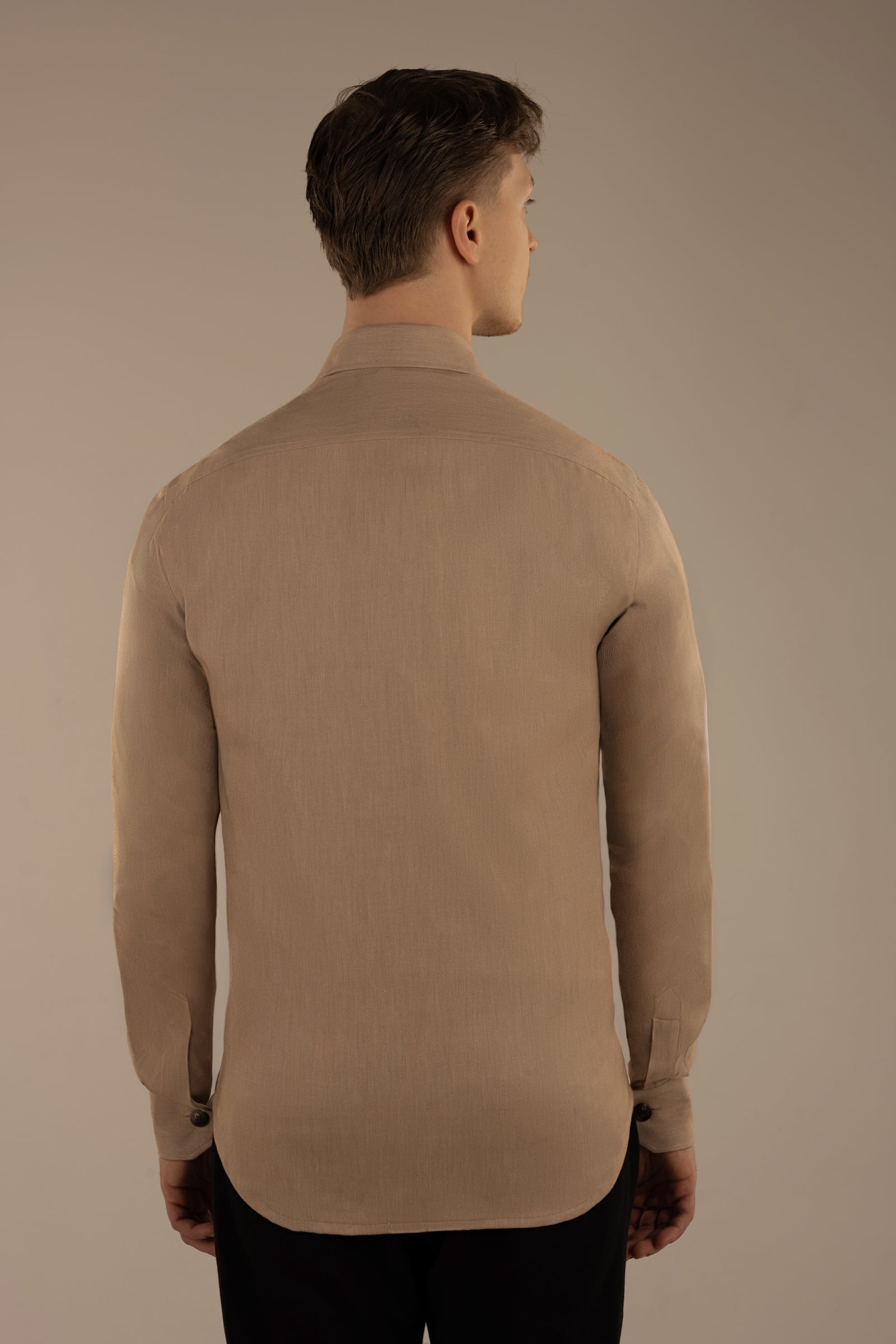 Overshirt uomo in flanella Pompei