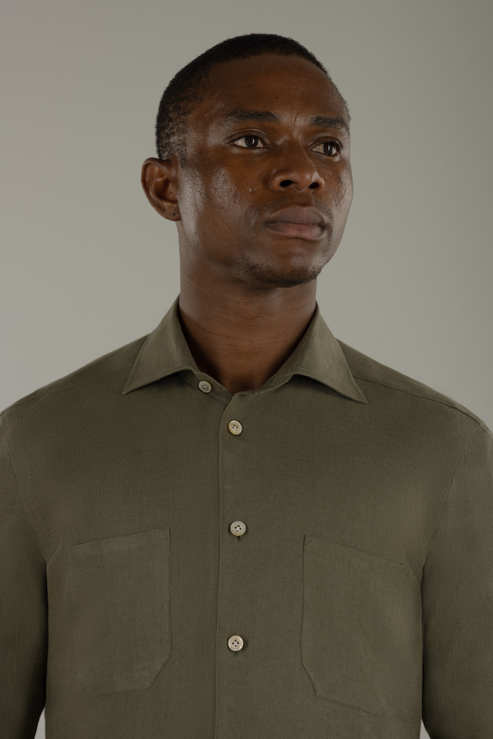 Camicia uomo in lino Ibiza