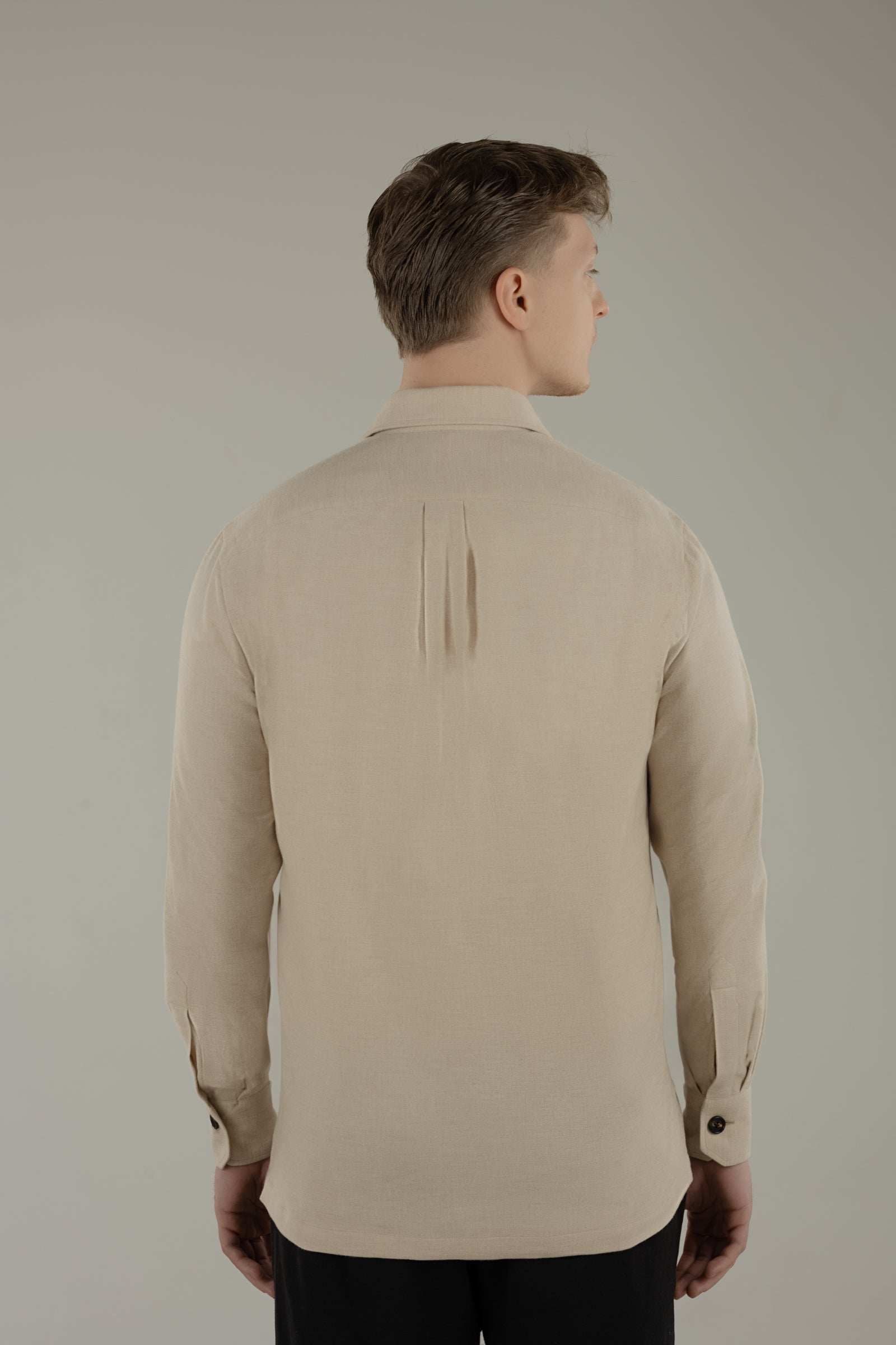 Overshirt uomo in flanella Helsinky