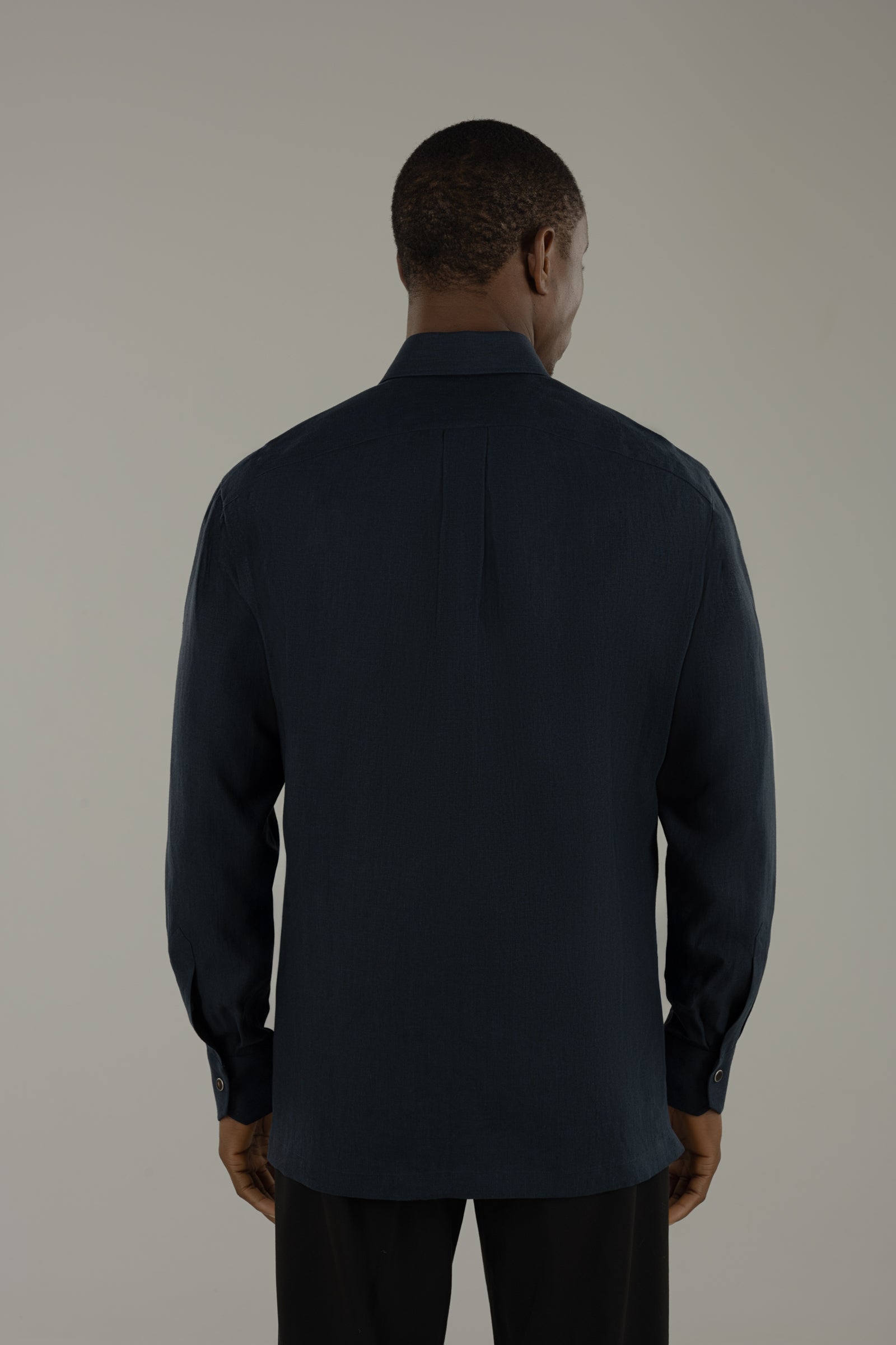 Overshirt uomo in lino Partenope