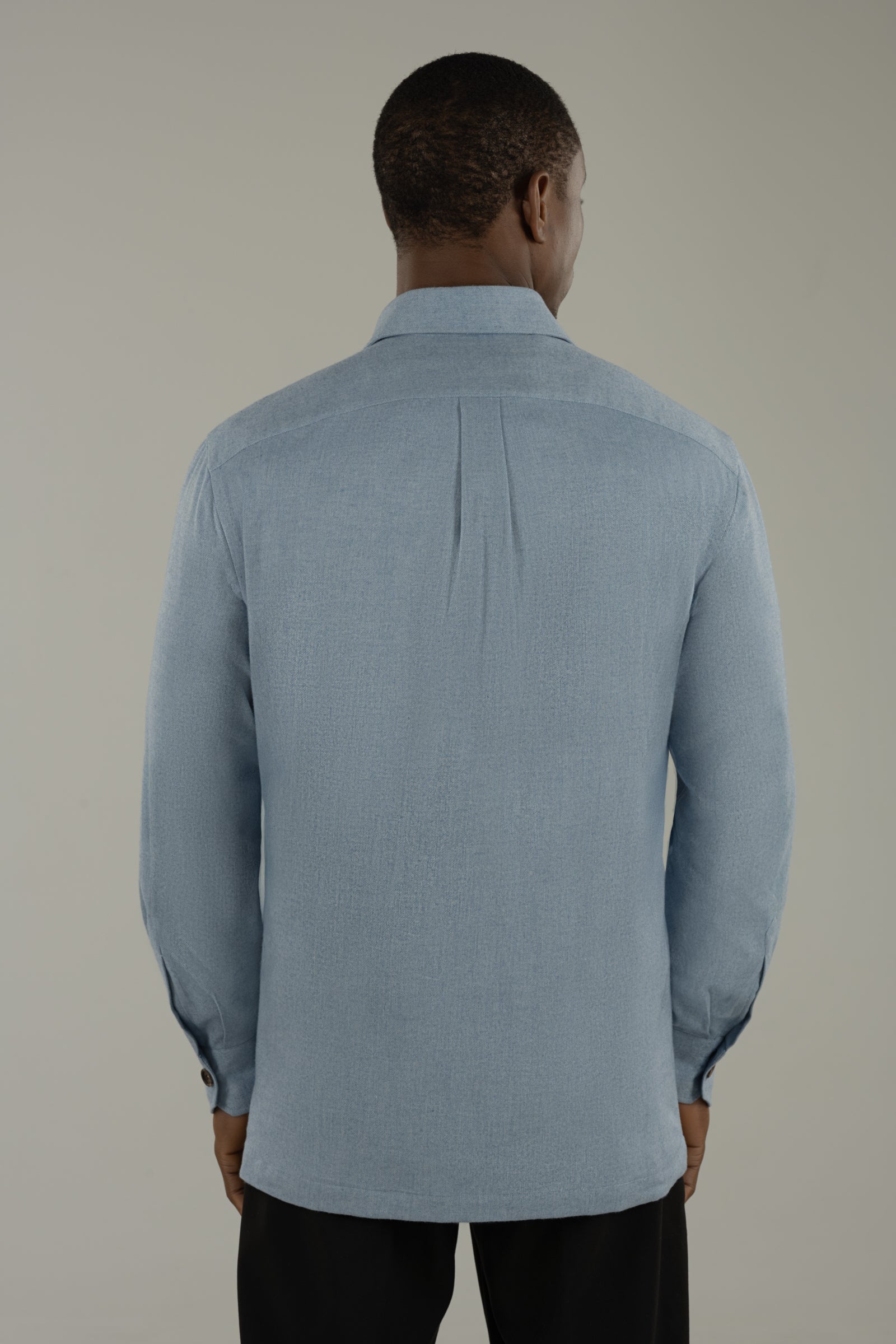 Overshirt uomo in flanella Helsinky