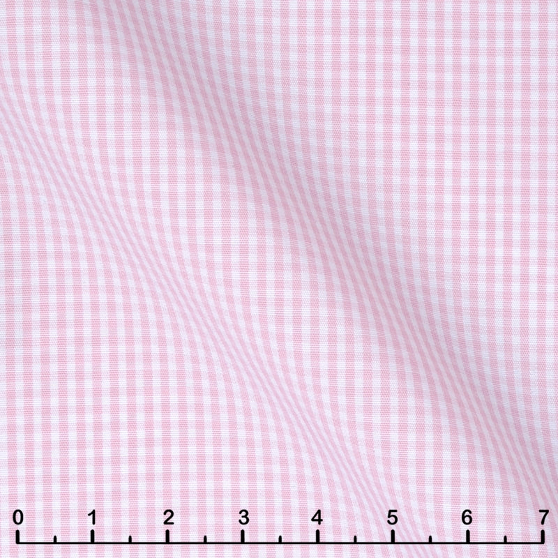 Popeline 120 doppio ritorto quadretto rosa