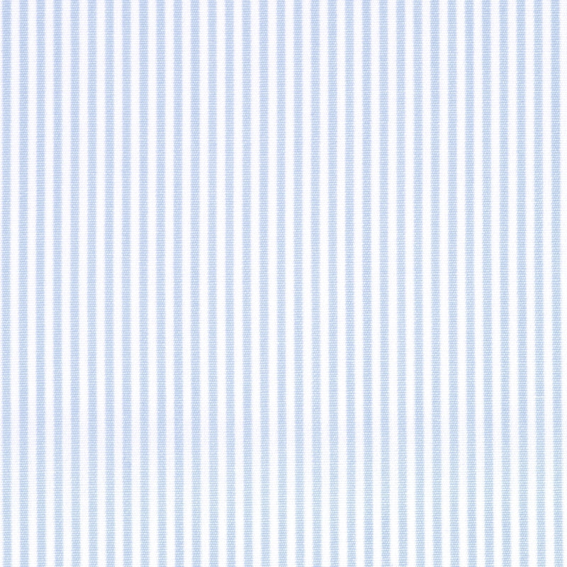 Popeline 120 doppio ritorto righe azzurro