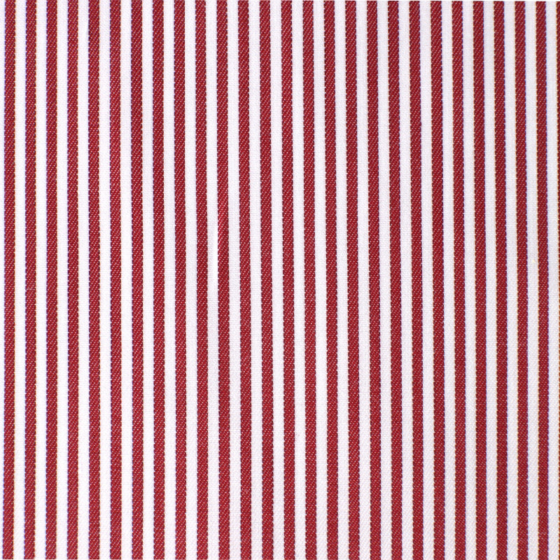 120 double twisted red striped twill