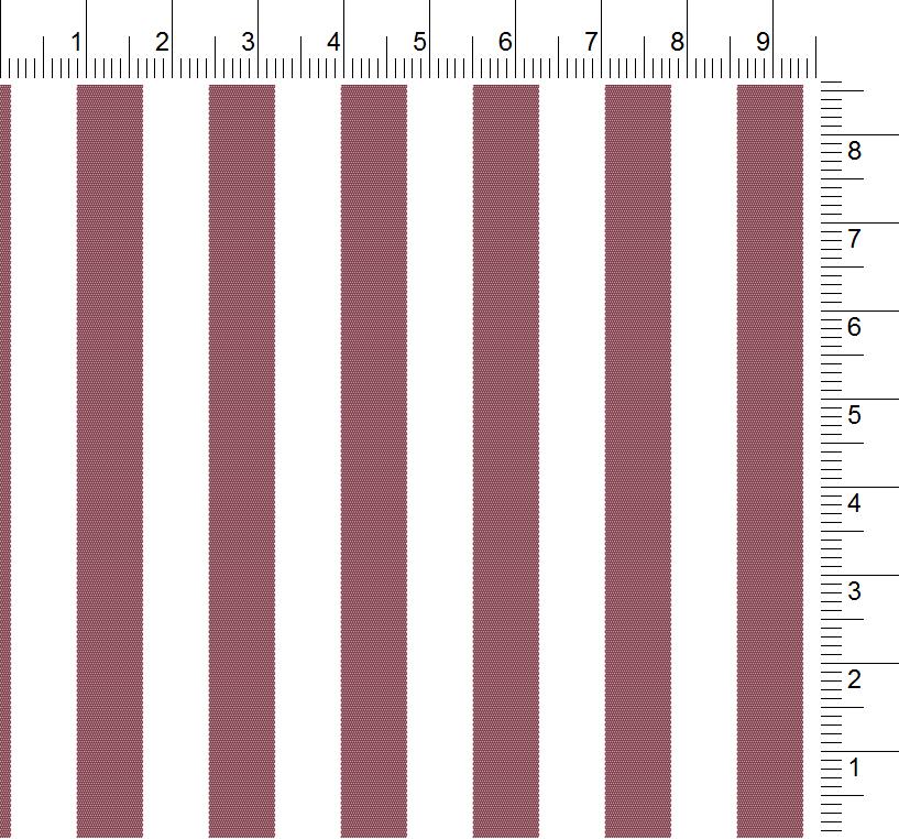 Popeline 120 doppio ritorto righe rosso