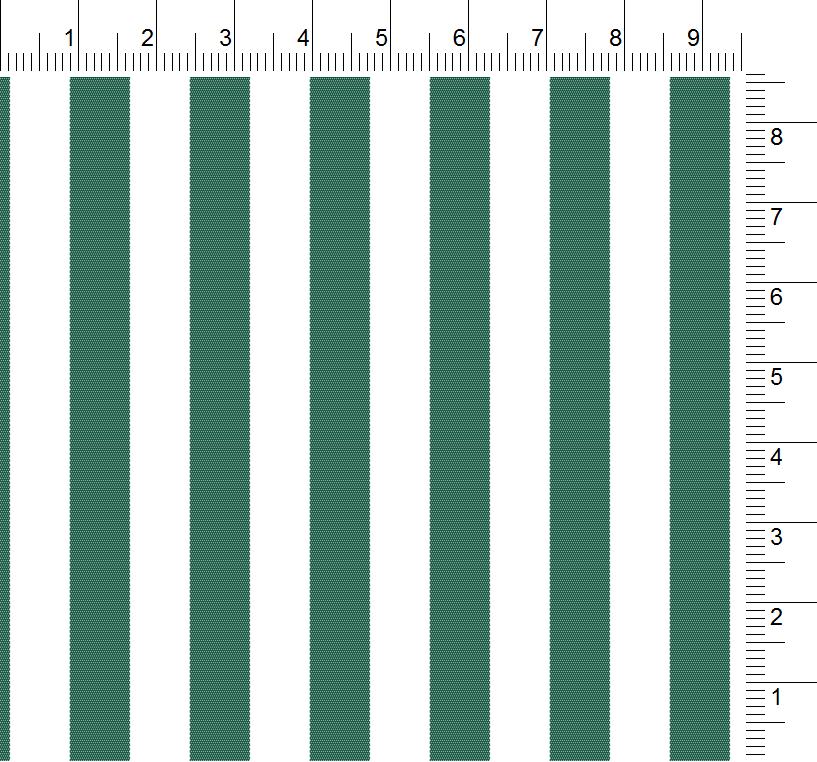 Popeline 120 doppio ritorto righe verde