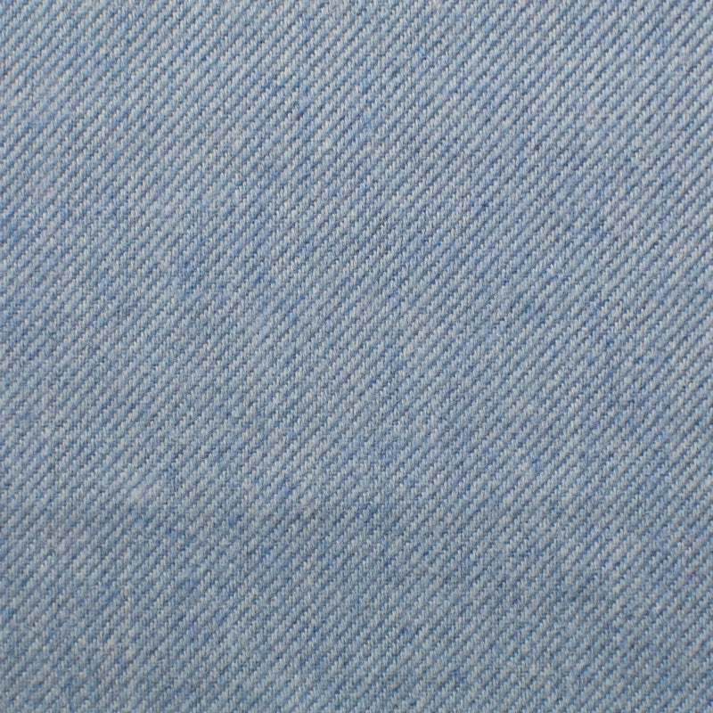 Flanella 100 % cotone azzurro